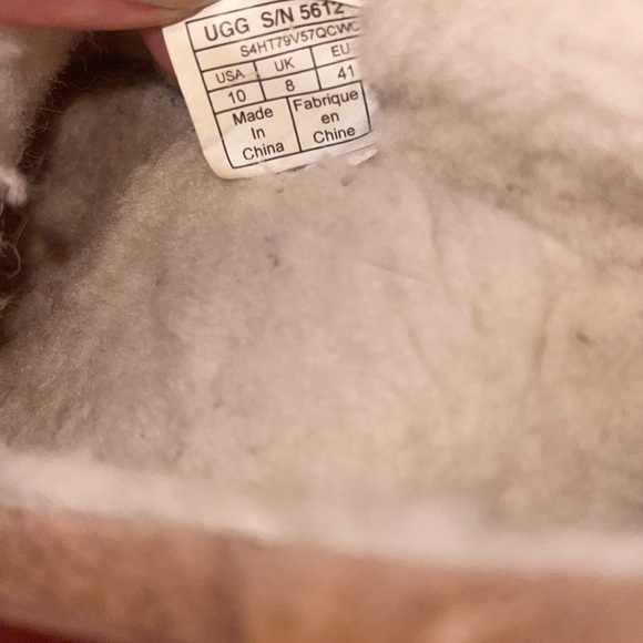 UGG Chestnut Suede Moccasin Slippers - Picture 3 of 3